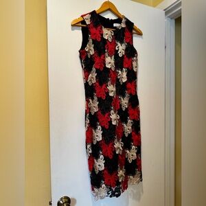 Calvin Klein Sheath Lace Dress